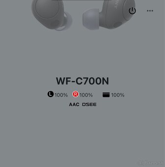 Sony Noise Cancelling WF-C700N, čierne - 4