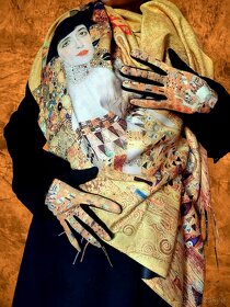 Kašmírový šál Gustav Klimt - Adele - 4
