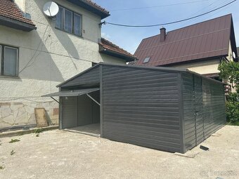 Plechová garáž 6x5m - 4