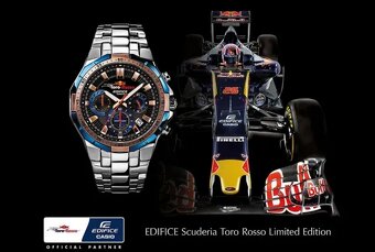 hodinky CASIO Limited edicion F1 Toro rosso Scuderia. - 4