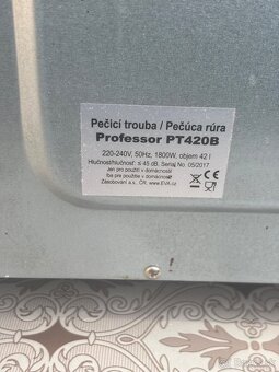 Pečiaca rúra- ideálne na chatu alebo do prvého bytu - 4