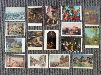 Pohľadnice obrazy, ilustrácie, folklór, príroda a iné 106ks - 4