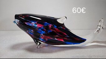 Sklenené ryby, dekorácie - 4