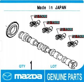 vyfukova vačka Mazda 2.2d Skyactiv nová originál diel OM - 4