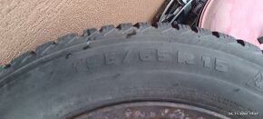 Predam zimné pneumatiky 195/65/15,20€ za všetko - 4
