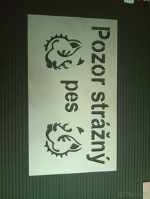 Tabuľky na bránu z nerezu - 4