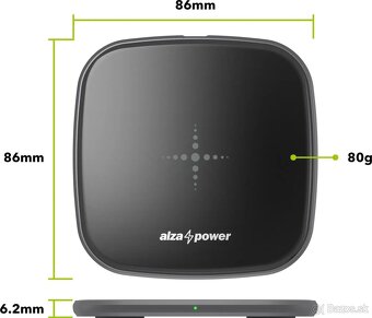 Bezdrôtová nabíjačka 15W AlzaPower - 4