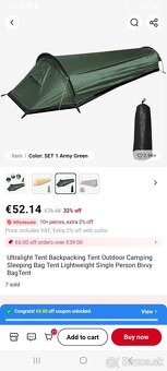 Ultralight jednomiestny stan - 4