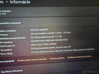 Dell Inspiron 15 3520 model 2024 s procesorom i7 12 generaci - 4
