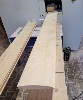 Zrubový drevený obklad na fasádu - Perodrážka - drevenica - 4