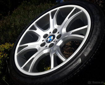 alu R19 5x120, letné pneu 235/50, orig. BMW X3, ako NOVÉ - 4