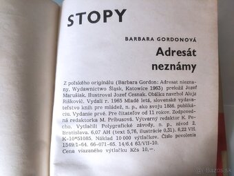 Stopy - B. Gordonová, Adresát neznámy - 4