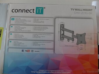 CONNECT IT CMH-2010-BK Držiak na TV - 4