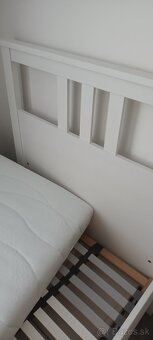 Ikea hemnes bielo morena postel+rost+matrac - 4