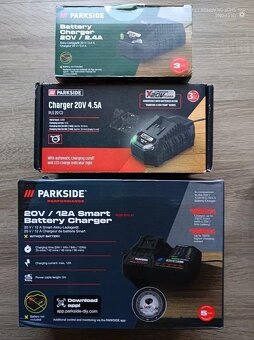 PARKSIDE® Nabíjačky Aku 20 V/ 12A , Dual 4,5A a 2,4A - 4