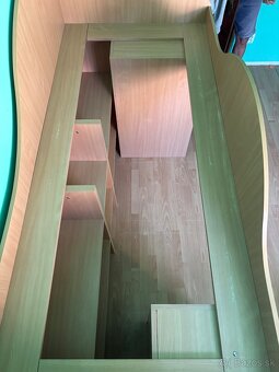 Ponukam vyvýšenú postel s úložným priestorom+MATRAC A ROŠT - 4