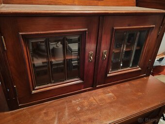 Predaj, starožitna skriňa s vitrinom - 4