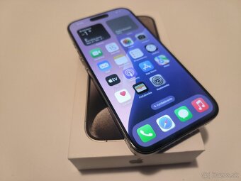 apple iphone 15 PRO 256gb Natural Titanium / Batéria 86% - 4