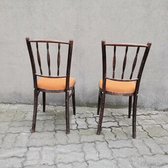 2ks Retro stoličky TON Thonet Vintage Provence - 4
