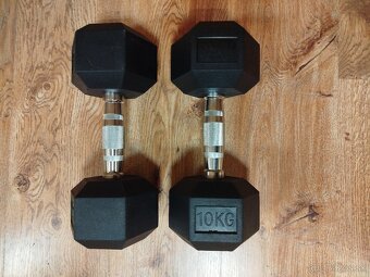 Hexagonalne činky 2x10kg =60€ - 4