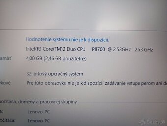 predám LENOVO THINKPAD T500 , WINDOWS 7 32bit - 4