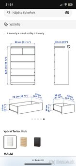 Komoda ikea MALM - 4