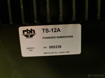 Subwofer RBH TS 12A 300 wat - 4