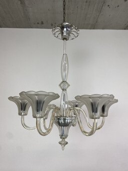 Veľký celosklenený halový luster - 4