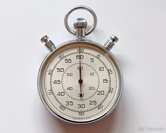 Sovietske vojenske masivne stopky chronometer v krabici - 4