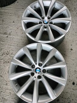 4ks alu disky orig. BMW 5x112 R18 + snimače tlaku - 4