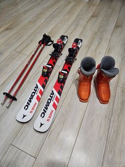 Predám detské lyže, lyžiarky a palice - 4