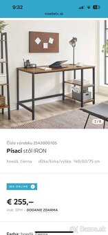 Pracovný stôl / Písací stôl - 4