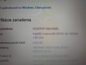 rozpredám funkčný notebook Acer aspire ES1-571 - 4