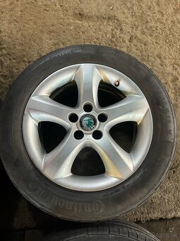 Predám elektróny originál škoda 5x110 r15 - 4
