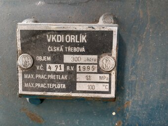 Kompresor Orlík 3 valec/300l nádrž+merač MTH - 4