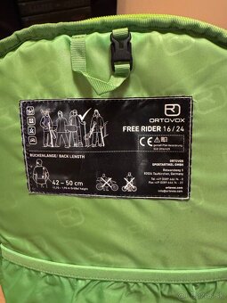 Predam skialpový batoh ortovox free rider 24L - nová cena - 4