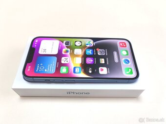 APPLE IPHONE 14 128GB BLUE TOP STAV,BATERKA 100% - 4