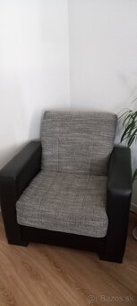 Gauč, sedačka + kreslo - 4