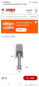 Postieľka/kolíska Kinderkraft a monitor dychu Milian 1 - 4