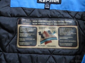 Zimná lyžiarska bunda - veľ. 140 zn. ICEPEAK - donosenie - 4