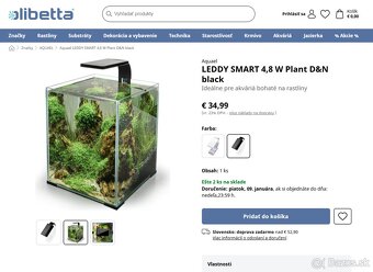 Komplet malé akvárium, filter, svetlo, štrk - 4