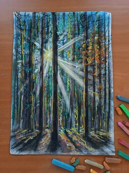 Maľba suchým pastelom - 4