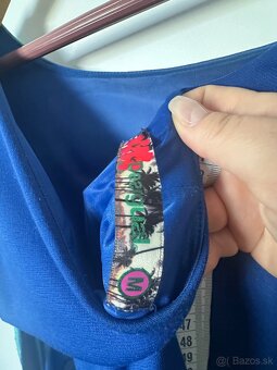 modro-zelene Desugual šaty - 4