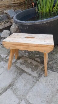 Bambusový stolík-30eur, bambusový stolček 20eur, šamrlík 8eu - 4
