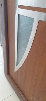 PLASTOVÉ VCHODOVÉ DVERE GOLDEN OAK 980mm.x2080mm. - 4