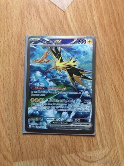 Zapdos ex alt art 151 edition pokemon card - 4