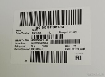 Mraznička - Bosch GSN58VWEV - 4