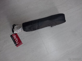 DERBY Hit Magic plnoautomaticky kabelkovy čierny dazdnik - 4