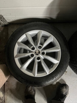 Disky 6,5Jx16ET46, 5x112 s pneumatikami Dunlop Winter Sport - 4