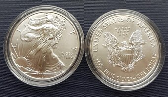 USA Silver Eagle 1986-2025 1oz investicne striebro - 4
